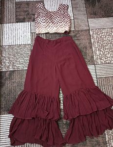 Designer 3 piece sharara set ✨