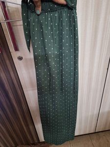 Green Poka Dots Pallazo