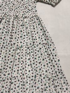 Floral Smocked Midi Dress