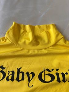 Yellow Baby Girl Full Sleeves Top