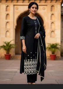 Elegant Black Kurta Set