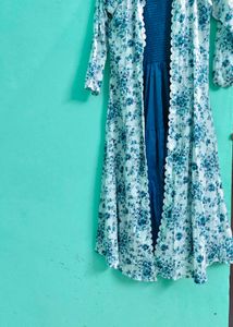 Blue Tiered Maxi Dress