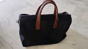 Black duffle