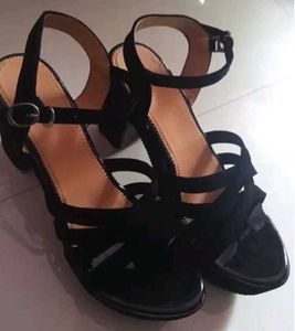 Black Strappy Heels