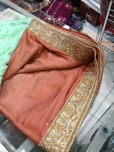 Elegant Embroidered Saree