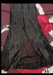 Vintage Black Blouse &amp; Skirt Set