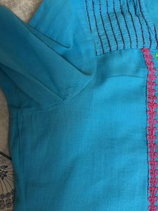 Short Kurti And Skirt Set