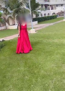 Elegant Red Gown