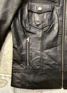 Genuine Leather Jacket (Black)