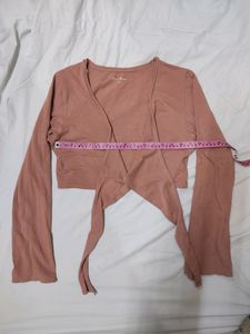 Wrap Around Pink Blush Crop Top