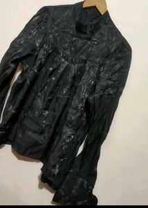 Charcoal Color Shining Top For 36 Bust