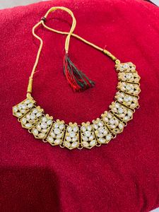 Elegant Kundan Necklace Set new with tag
