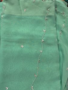 Elegant Green Saree