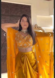 Yellow Lehenga Choli Set