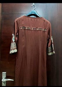 Elegant W Brown Kurti