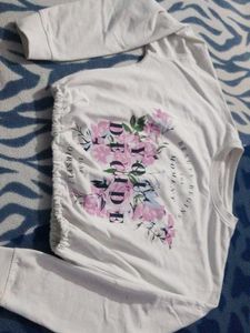 Floral Graphic Print Top