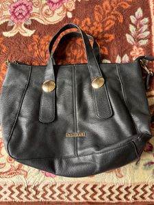 Caprese Black Tote Bag