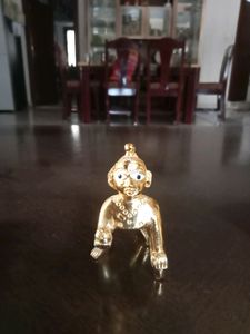 Beautiful Bal Krishna Idol And Jula