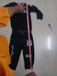 Boys' Gray Black Tracksuit