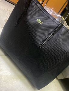 Lasoste Structured Oversized Tote Bag