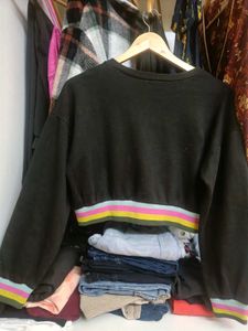 Savana/ H&amp;M/ Zara /Forever 21 Crop Sweatshirt