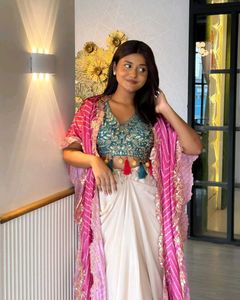 ✨️FIXED PRICE Designer Drape Skirt With Cape ✨️