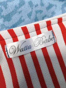 Striped Bell Sleeve Top