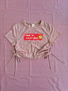 Urbanic pink crop top