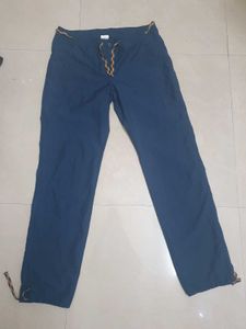 Blue Casual Pants
