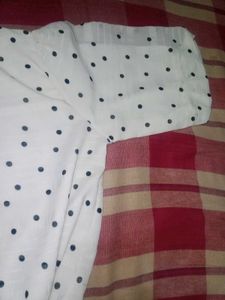 Polka Dot White Shirt