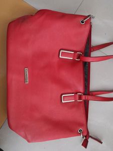 Caprese Red Bag Branded Large Good Condition