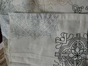 White Printed Kurta Short Size M ,S