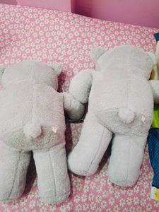 Combo Of 2 Fur Teddy Bears