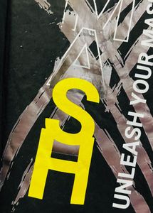 Black MaSh Oversize T-Shirt with Tag