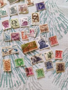 50 Old Indian Stamps