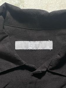 Korean Black Short Sleeve Shirt