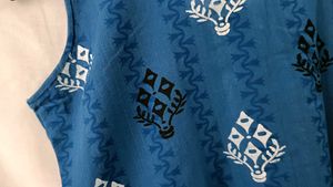 Blue Printed Kurti