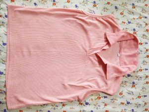 Crop top in pink color