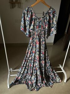 Printed BOHEMIAN Tiered Maxi Dress
