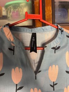 Floral Print Women's Tunic Kurta