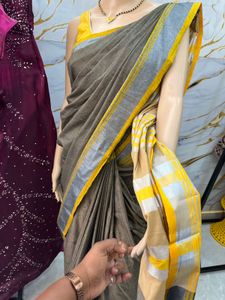 COTTON SAREE WITH BLOUSE