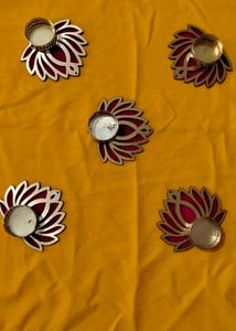 Handmade Lotus Candle Holder (Pack Of 5)