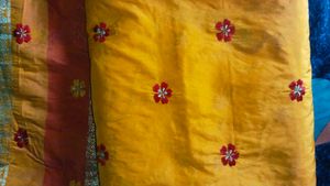 Beautiful Yellow Saree