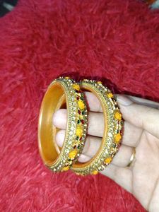 Beautiful Haldi Ceremony Bangles