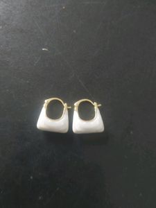Marble GOLD POLISH EARRINGS