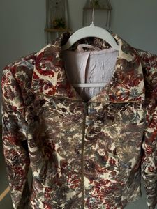 TAPESTRY Orange FLORAL JACKET 🍊