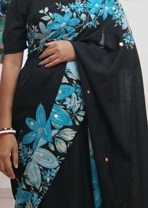 Floral Print Saree