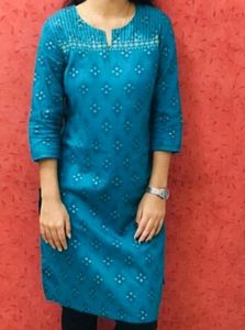 Blue Kurta