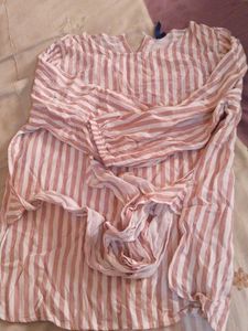 Striped Sleeve Top