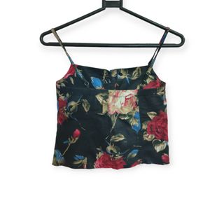 Party Wear Floral Print Padded Top